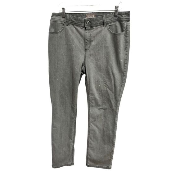 Chico's Petite Jeans Grey - Picture 1 of 7